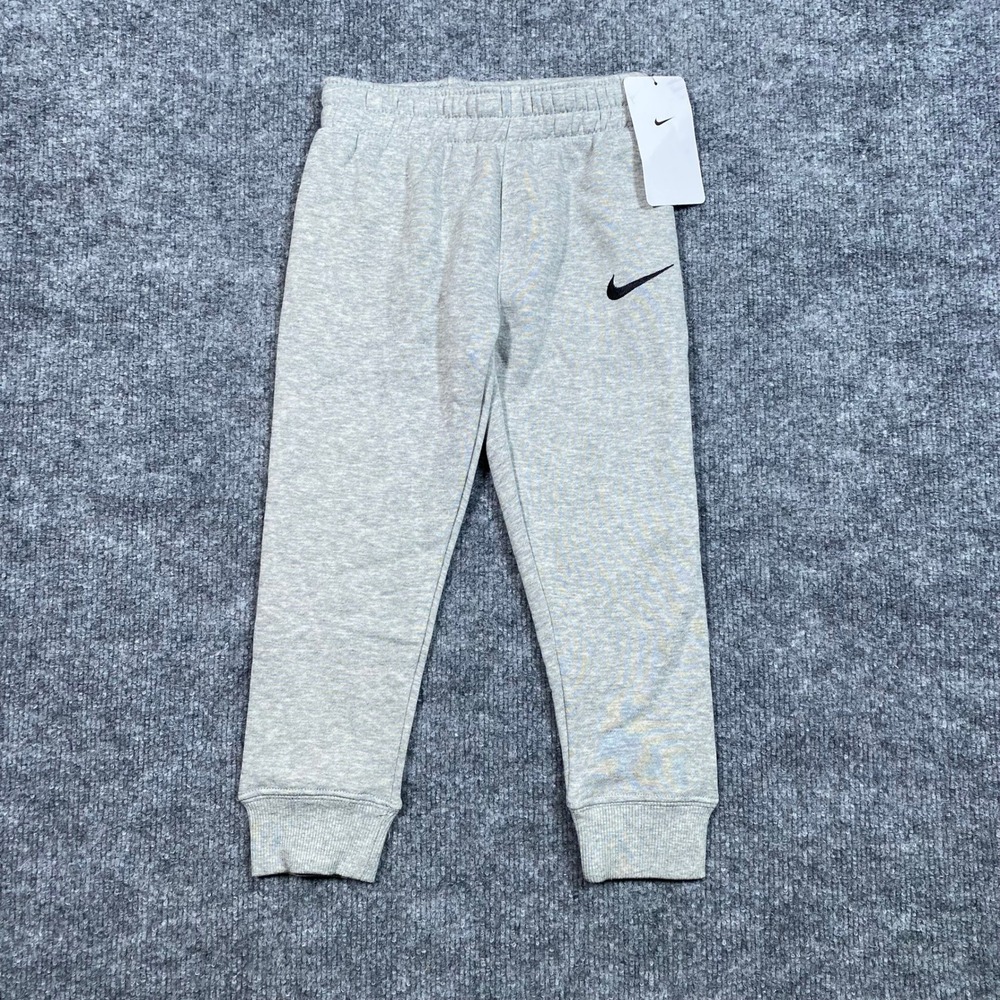 Nike Boys Sportswear Club Fleece Joggers Dark Grey Heather Size 4 86F088-042 NEW